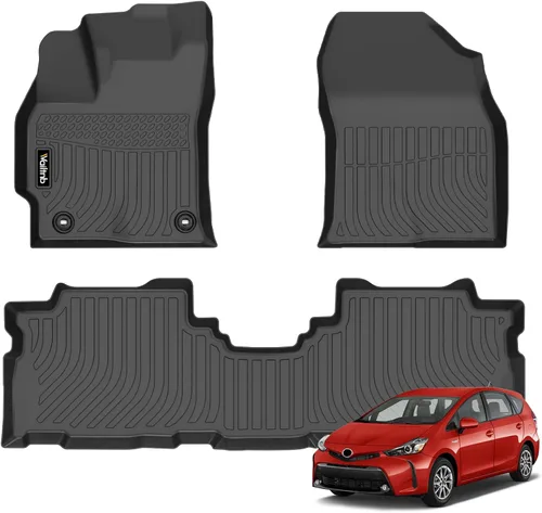 Vista 23 de Alfombrillas para Honda CRV 2002-2006, forros para todo tipo de clima, ajuste personalizado, accesorios duraderos para Honda CRV 2002-2006
