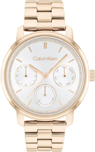 Vista 9 de Selección de Relojes Calvin Klein para Mujer: Minimalismo Radiante Rosa/ Plateado
