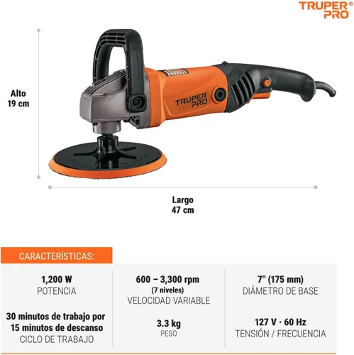 Vista 3 de TRUPER CARB-DETA-A Cepillos de carbón de repuesto para destornillador de yeso de servicio medio de 700 W