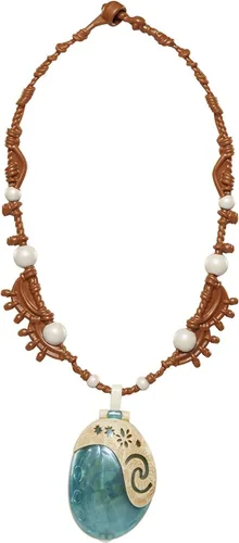 Vista 2 de Disney Moanas Magic Shell Heart Light Up Necklace by Te Fiti Brand Name Disney Moana