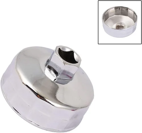 Vista 3 de XMHF Llave de filtro de aceite de 64 mm/2.5 pulgadas de diámetro interior, herramienta para usuarios de automóviles