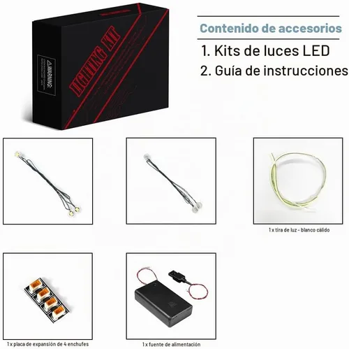 Vista 2 de BrickBling - Luz LED compatible con Lego Spider-Man Final Battle