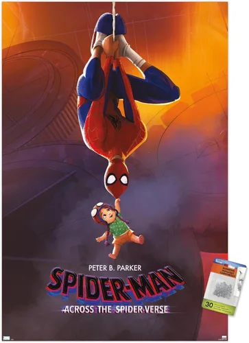 Vista 8 de Trends International Marvel Spider-Man: Across The Spider-Verse - Póster de Peter & Mayday Parker de una hoja, 34 pulgadas de largo x 22.4 pulgadas