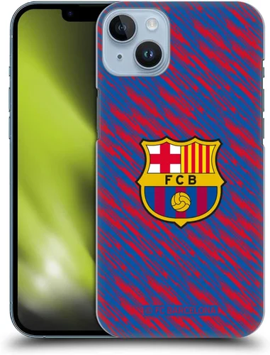 Vista 10 de Head Case Designs Funda rígida con licencia oficial del FC Barcelona Barca Crest y compatible con Apple iPhone 14 Plus