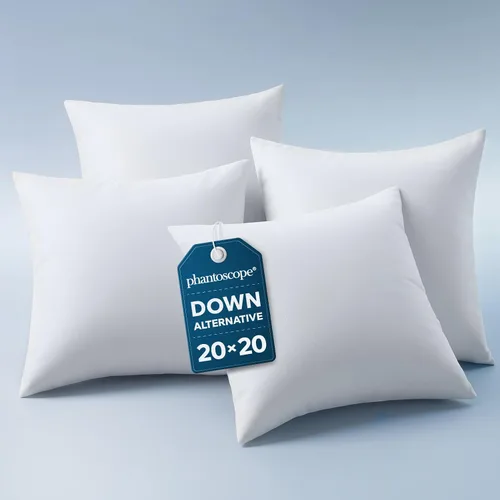 Vista 14 de Phantoscope 18 x 18 rellenos de almohada, almohada decorativa para cama