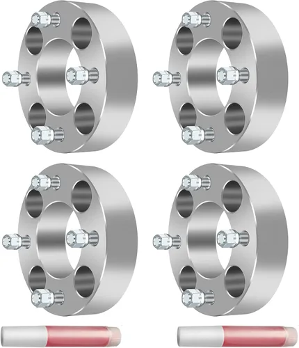Vista 10 de SCITOO 2X 3.8 cm 4x110mm a 4x110mm espaciadores de ruedas 4 tuercas compatibles con Honda Rancher 350 2000-2006 con pernos de 10x1.25 Compatible
