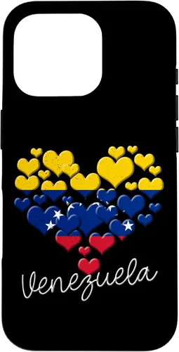 Vista 20 de Funda para iPhone 17 con diseño de corazón hispano con bandera venezolana con orgullo de Venezuela