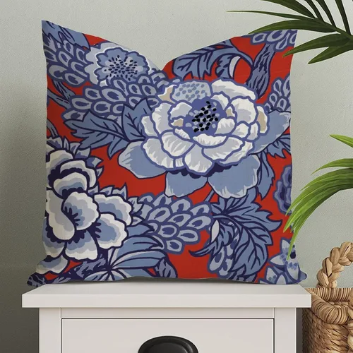 Vista 65 de ArogGeld 250th Anniversary USA Patriotic Throw Pillow Covers 18 X 18 Inch Independence Day Red and Blue Sunflower Love Heart God Bless America