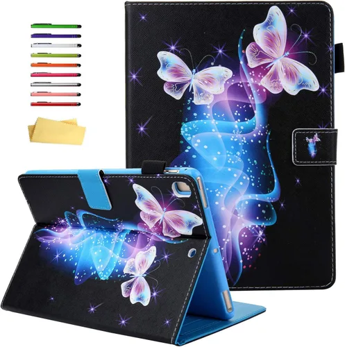 Vista 36 de Funda para iPad de 6ª/5ª generación de 9.7 pulgadas 2018/2017, para iPad Air 2/Air 1 con soporte, soporte para lápices, bolsillo