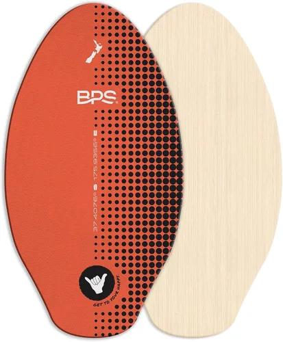 Vista 9 de BPS Skimboard 'Shaka' de Nueva Zelanda con almohadillas de agarre EVA de colores y capa transparente de alto brillo tablas de madera para aventuras