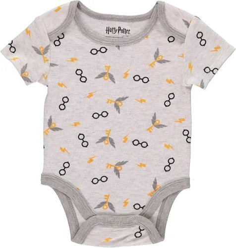 Vista 13 de Harry Potter Body de manga corta para bebé, paquete múltiple de regalo para bebé niña o niño, ropa de bebé