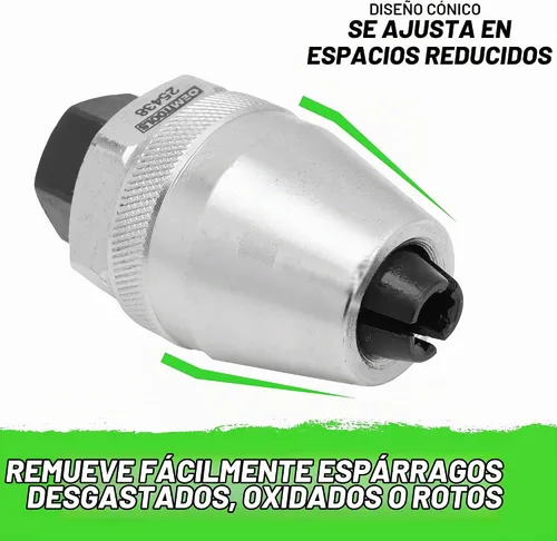 Vista 3 de OEMTOOLS 25438 Extractor Universal de Pernos, Herramienta para Extractor de Pernos y Tuercas Dañados, Removedor de Pernos de Colector, Removedor