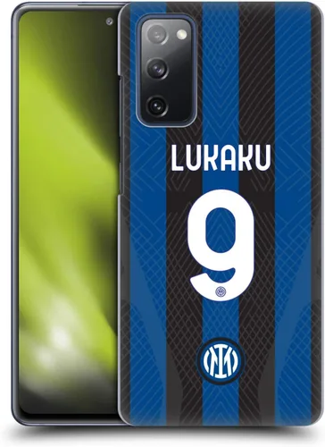 Vista 8 de Head Case Designs Officially Licensed Inter Milan Lautaro Martínez 2022/23 Players Home Kit Hard Back Case Compatible with Samsung Galaxy S20 FE / 5G