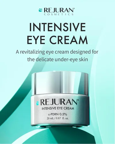 Vista 2 de REJURAN Crema intensiva para ojos, c-PDRN - Tratamiento ocular de acción rápida para arrugas, levantamiento y ojeras. Hidratación instantánea