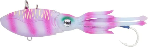 Vista 49 de Nomad Design Señuelo de pesca vibratorio patentado original de Squidtrex – Señuelo de plástico suave TPE con aroma añadido para agua salada
