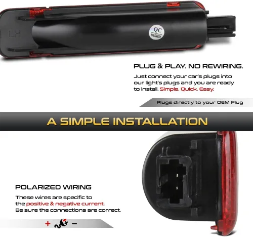 Vista 4 de [Lente roja completa] Para Silverado Sierra C/K Pickup Suburban Yukon Tahoe 1500 2500 3500 Avalanche Cadillac Escalade SMD LED Luces de panel