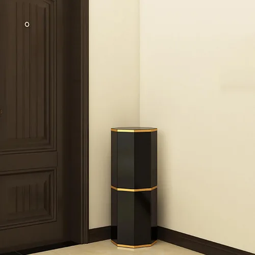 Vista 9 de Armario organizador de zapatos para entrada, armario grande para zapatos, rotación de 360 grados, moderno, almacenamiento de zapatos, cilindro