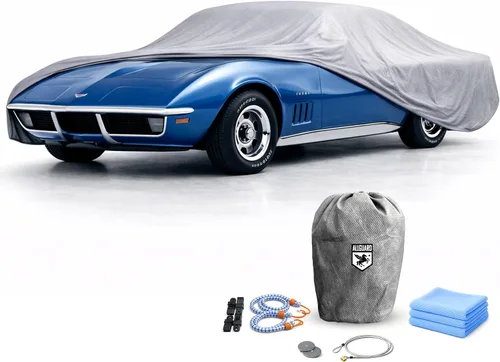 Vista 13 de Chevrolet Corvette - Funda de coche para C1 (1953-1957), resistente a los arañazos, cubierta de automóvil para interiores, material ultra suave