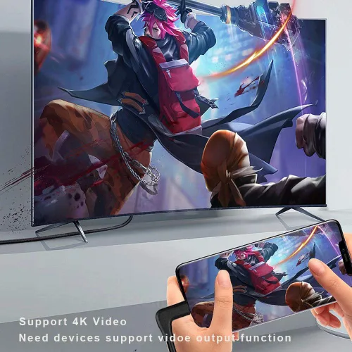 Vista 2 de QCEs Cable USB C a USB C de ángulo recto de 3.3 pies, cable USB-C 3.2 Gen 2 de transferencia de datos de 20 Gbps, salida de video 4K, carga rápida