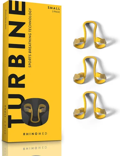 Vista 9 de Dilatador Nasal Turbine para Atletas - Paquete de 3 Dilatadores Turbine Diseñados para Entrenamiento Atlético - Aumenta el Flujo de Aire a