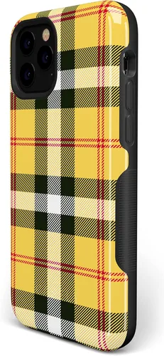 Vista 3 de Casely Funda para iPhone 11 Pro Max ¡Como si! Funda a cuadros amarillos