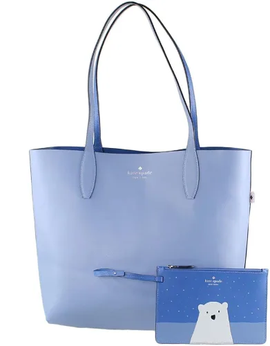 Vista 2 de Kate Spade New York Arctic Friends Penguin - Bolso de mano reversible grande