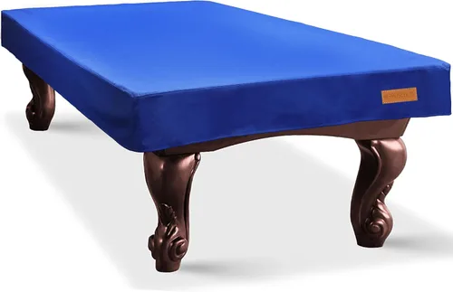 Vista 10 de K-Musculo Cubierta para mesa de billar, cubierta resistente de piel sintética para mesa de billar, impermeable y a prueba de rasgaduras, ajuste