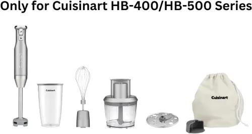 Vista 6 de Pieza de repuesto para tapa de procesador de alimentos compatible con licuadora de inmersión Cuisinart Power Blend HB-400/HB-500/HB-400PC/HB-500PC