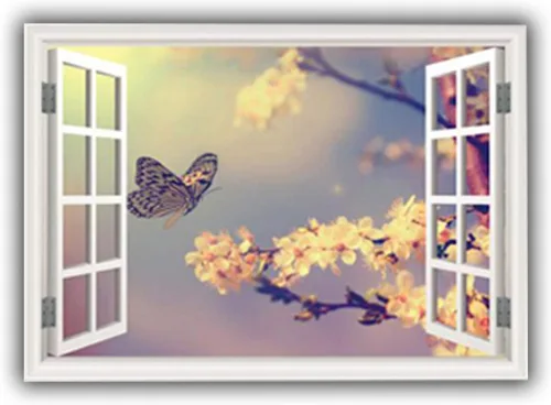 Vista 13 de Giraffe - Adhesivo decorativo para pared, diseño de jirafa en 3D, diseño de jirafa extraíble