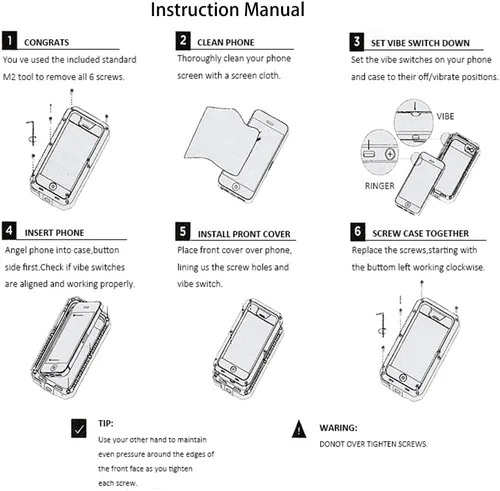 Vista 9 de Funda para iPhone 14, Cubierta Protectora de Cuerpo Completo 360 Resistente Heavy Duty a Prueba de Golpes Armadura Resistente Funda de Metal
