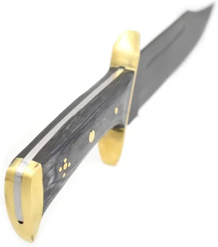 Vista 4 de Western Outlaw Caza Camping Collectores Cuchillo (CW) (negro)