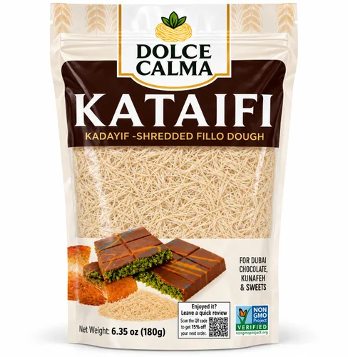 Vista 7 de Dolce Calma Masa de fillo rallada Kataifi asada