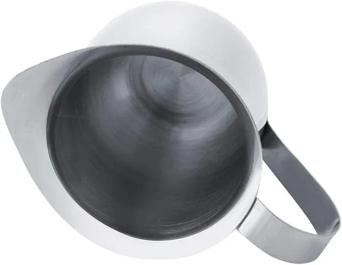 Vista 6 de Fdit Jarra de espuma de leche de acero inoxidable para café, crema, café expreso, latte art, 2.0 fl oz/3.0 fl oz/5.1 fl oz (2#)