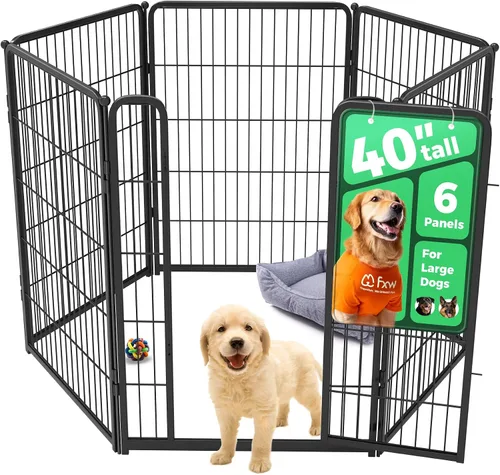 Vista 37 de FXW Homeplus Unleashed Corralito para Perros de Interior - Juego Sin Estrés y Seguro, Resistente de 24 Pulgadas 2 Paneles Corralito para Cachorros