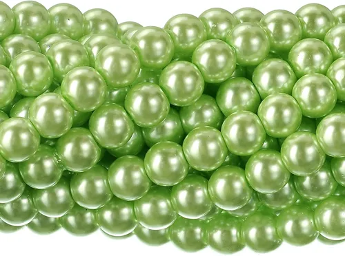 Vista 26 de RUBYCA 200 piezas de cuentas redondas de cristal checo satinado brillante pequeñas para hacer joyería 10mm Amatista Púrpura