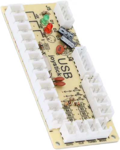Vista 9 de QM070913 Controlador de juego arcade codificador USB módulo de retardo cero para PC para MAME para Raspberry Pi Retropie, codificador de PC USB