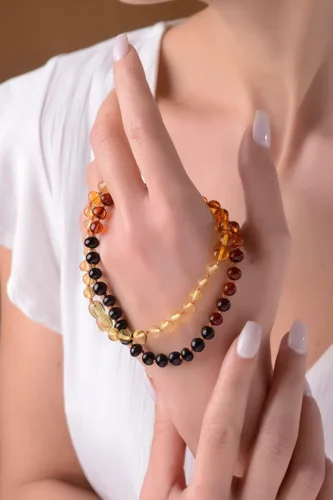 Vista 31 de Amber Necklace for Women - HandMade Baltic Jewelry for Adult - 18 inch - 100% Genuine