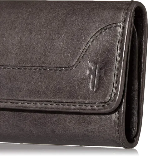 Vista 3 de FRYE Cartera de piel Melissa Continental Snap