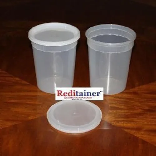 Vista 2 de Deli - Contenedores para almacenamiento de alimento con tapa, Transparente