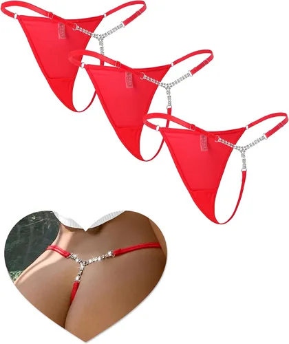 Vista 7 de ohyeah Tanga para mujer, tanga, tanga de talla grande, 1-3 piezas