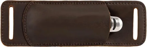 Vista 8 de Funda de cuchillo, funda de cuchillo con hebilla de cinturón, fundas de cuchillo de cuero para cinturón, funda de cuchillo plegable de bolsillo EDC