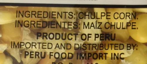 Vista 3 de Peru Food Maiz Chulpe Chulpe Maíz 15 Oz.