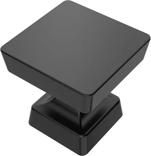 Vista 8 de Amerdeco Paquete de 6 pomos dorados cepillados para gabinetes de 1.2 Oro cepillado