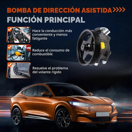 Vista 4 de Bomba de dirección asistida 20-312P1 Compatible con Expedition 2003-2006, F-150 2004-2008, Mark LT 2006-2008, Navigator 2003-2006 Número OE 96-312