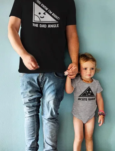 Vista 4 de Daddy and Son Matching Outfits Fathers Day Dad & Baby Shirts Funny Men T shirt Dad