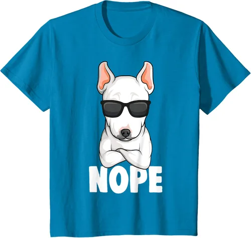 Vista 89 de Camiseta de perro Bull Terrier para niños y mujeres, Negro