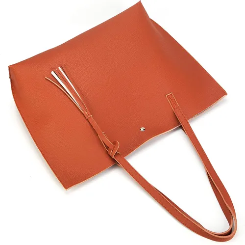 Vista 2 de Nodykka Women Tote Bags Top Handle Satchel Handbags PU Faux Leather Tote Bag with Tassel Shoulder Purse