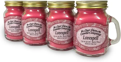 Vista 33 de Grandma's Kitchen - Mini vela perfumada en tarro Mason de Our Own Candle Company, 3.5 onzas (paquete de 4)