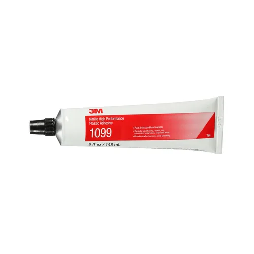 Vista 2 de Adhesivo plástico de nitrilo de gran rendimiento, Scotch-Weld, 3M, color tostado, 1099, Bronceado claro, 1