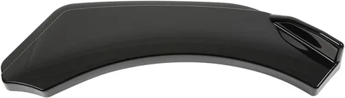Vista 6 de Alerón divisor de labio de parachoques delantero + varillas de puntal de poliuretano negro brillante + rojo compatible con Do-dge Challenger SRT SXT